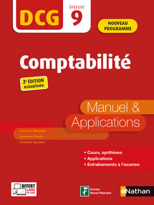 cover image of DCG 9 Comptabilité--Manuels et applications 2021